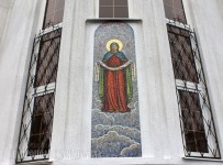 Мозаичная икона Пресвятой Богородицы