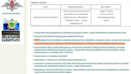 Фрагмен официального сайта администрации Невинномысска